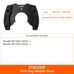 LOBOO Uchwyt Tank Bag Easy BENELI TRK502X (2021-) Beneli TRK 552X (2024-) (11.4.04015.017.11)