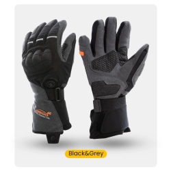 LOBOO Podgrzewane rękawice motocyklowe Szare (01.2.09047.001.01)