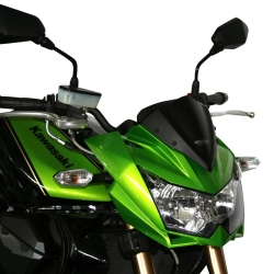 MRA szyba motocyklowa KAWASAKI Z750 R ZR750N 2011-, forma O, CZARNA
