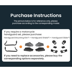 LOBOO Osłony dłoni uniwersalne czarne (10.3.34603.003.11)