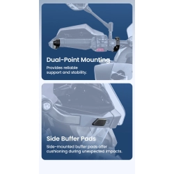 LOBOO Osłony dłoni (mocowania, srebrne) CFMOTO 450MT 700MT 800MT 800MT-X (10.3.34081.001.01)