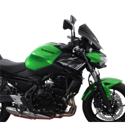 MRA szyba motocyklowa KAWASAKI Z650 2020-, forma NRN, CZARNA