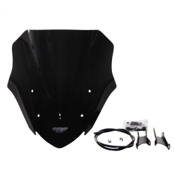 MRA szyba motocyklowa KAWASAKI Z900 ZR 900 B 2017-2019, forma NRN, CZARNA