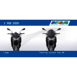 MRA szyba motocyklowa KAWASAKI Z900 /SE 2020-2024, forma NRN, PRZYCIEMNIANA