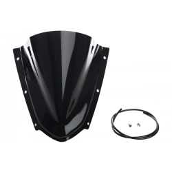 MRA szyba motocyklowa KAWASAKI ZX10R /RR 2021-, forma R, CZARNA
