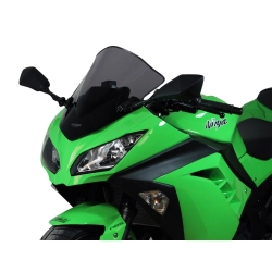 MRA szyba motocyklowa KAWASAKI ZX 300 R EX300A 2013-, forma R, CZARNA