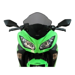 MRA szyba motocyklowa KAWASAKI ZX 300 R EX300A 2013-, forma R, CZARNA