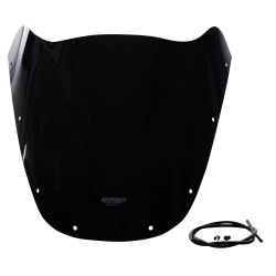 MRA szyba motocyklowa OT KAWASAKI ZX9R ZX900B -1997, forma RN, CZARNA