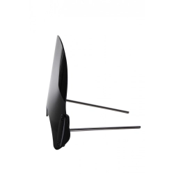 MRA uniwersalna szyba do motocykli bez owiewek NAKED-BIKE, forma SY, CZARNA