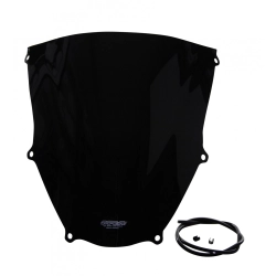 MRA szyba motocyklowa KAWASAKI ZX9R ZX900E 2000-, forma R, CZARNA