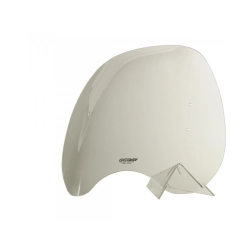 MRA uniwersalna szyba do motocykli bez owiewek NAKED-BIKE, forma CU, BEZBARWNA