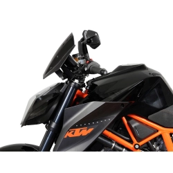 MRA szyba motocyklowa KTM 1290 SUPER DUKE R 2013-2016, forma NRM, CZARNA