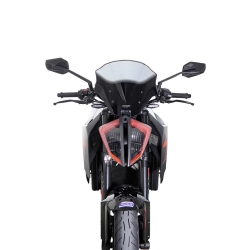 MRA szyba motocyklowa KTM 1290 SUPER DUKE R KTM SUPERDUKE 2017-2019, forma NRM, CZARNA