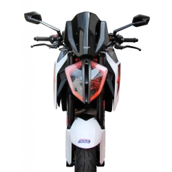 MRA szyba motocyklowa KTM 1290 SUPER DUKE R KTM SUPERDUKE 2017-2019, forma NSPM, CZARNA