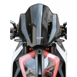 MRA szyba motocyklowa KTM 1290 SUPER DUKE R KTM SUPERDUKE 2017-2019, forma NSPM, CZARNA
