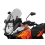 MRA szyba motocyklowa KTM ADVENTURE 1190 KTM ADVENTURE -, forma T, CZARNA