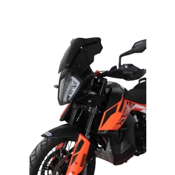MRA szyba motocyklowa KTM ADVENTURE 890 R 2018-2022, forma SPN, CZARNA