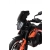 MRA szyba motocyklowa KTM ADVENTURE 890 R 2018-2022, forma SPN, CZARNA