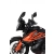 MRA szyba motocyklowa KTM ADVENTURE 890 R 2018-2022, forma SPN, CZARNA