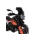 MRA szyba motocyklowa KTM ADVENTURE 890 R 2018-2022, forma SPN, CZARNA