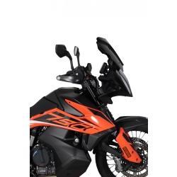 MRA szyba motocyklowa KTM ADVENTURE 890 R 2018-2022, forma SPN, CZARNA