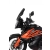 MRA szyba motocyklowa KTM ADVENTURE 890 R 2018-2022, forma TN, CZARNA