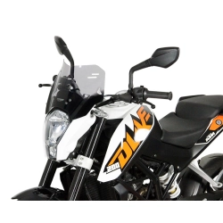 MRA szyba motocyklowa KTM DUKE 390 -2016, forma S, BEZBARWNA