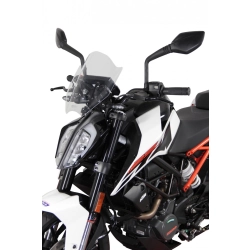 MRA szyba motocyklowa KTM DUKE 390 2017-2019, forma NSPM, BEZBARWNA