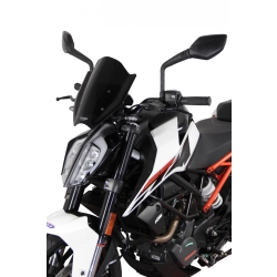 MRA szyba motocyklowa KTM DUKE 390 2017-2019, forma NSPM, CZARNA