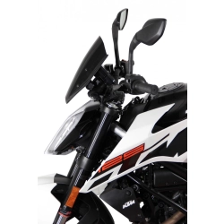 MRA szyba motocyklowa KTM DUKE 390 2017-2019, forma NSPM, CZARNA