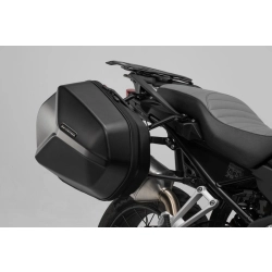 SW-MOTECH zestaw kufrów bocznych AERO ABS I STELAŻY DUCATI MULTISTR 1200/1260/950 V2 BLACK 2X25L