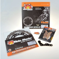 MOTO MASTER ZESTAW KTM ZAWIERA :TARCZA PŁYWAJĄCA 270MM (112083), ADAPTER (211045) I klocki hamulcowe KH181 M:22 (093022)