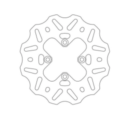 MOTO-MASTER tarcza hamulcowa TYŁ NITRO KTM SX 65 00-22 , HUSQVARNA TC 65 17-22 , GASGAS MC 65 21-22