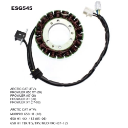 ELECTROSPORT ESG545 stator uzwojenie alternatora ARCTIC CAT 650 H1 (06-) (0802-037)