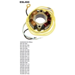ELECTROSPORT ESL460 stator uzwojenie alternatora ZE ŚWIATŁAMI GAS GAS 125/200/250/300 97-11