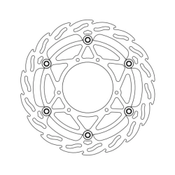 MOTO-MASTER tarcza hamulcowa PRZÓD FLAME FLOATING (PŁYWAJĄCA) 270MM HONDA CR 125/250 95-07, CRF 250/450 04-, CANNONDALE