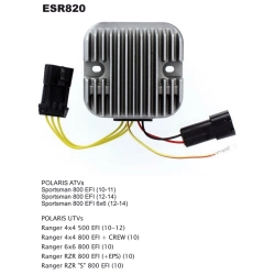 ELECTROSPORT ESR820 regulator napięcia POLARIS SPORTSMAN 800 EFI 10-14, RANGER 500/800 EFI 10-14