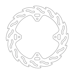 MOTO-MASTER tarcza hamulcowa TYŁ FLAME 240MM HONDA CRF 250/450 04-