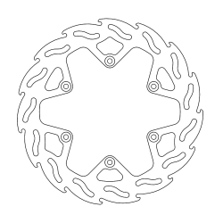 MOTO-MASTER tarcza hamulcowa FLAME TYŁ 245MM YAMAHA YZ/YZF/WRF 125/250/450 19-