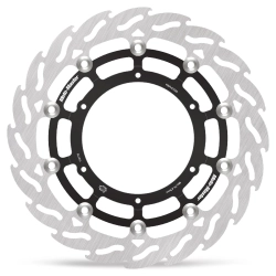 MOTO-MASTER tarcza hamulcowa PŁYWAJĄCA FLAME PRZÓD 320MM Z ALUMINIOWYM ŚRODKIEM (LEWA) HUSQVARNA,KTM (PATRZ OPIS DODATKO