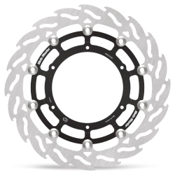 MOTO-MASTER tarcza hamulcowa PŁYWAJĄCA FLAME PRZÓD 320MM Z ALUMINIOWYM ŚRODKIEM (PRAWA) HUSQVARNA,KTM (PATRZ OPIS DODATK