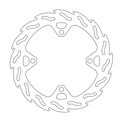 MOTO MASTER tarcza hamulcowa TYŁ FACTORY KAWASAKI KX / KXF 220MM - 4,4MM GRUBOŚCI sklep motocyklowy MOTORUS.PL