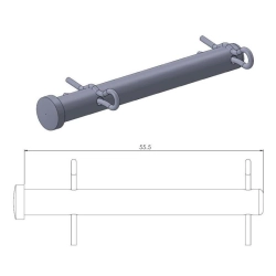 MOTO-MASTER TRZPIEŃ (WIESZAK) KLOCKÓW HAMULCOWYCH PRZÓD KTM 125/530 09-19, HUSQVARNA 125/350 14-19, HUSABERG 125/570 09-