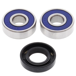 ALL BALLS ŁOŻYSKA KOŁA PRZEDNIEGO Z USZCZELNIACZAMI SUZUKI DR 125SE 94-02, DRZ 125L 03-16