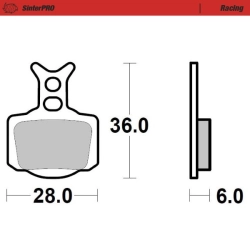 MOTO-MASTER klocki hamulcowe KH SINTER METAL OEM 11 (SINTERPRO RACING) PRZÓD/TYŁ KTM 50 SX 24-, SX-E3/5 E-BIKE 23-, HUSQ