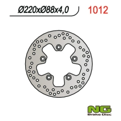 NG1012 tarcza hamulcowa TYŁ KYMCO QUAD 250/300 (220x88x4)
