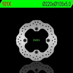 NG101X tarcza hamulcowa TYŁ HONDA CBR600F 91-06, CBR900, VTR1000, CBR250/300R 13-16, CBR600RR 03-17, CBR1000RR 09-18 (22