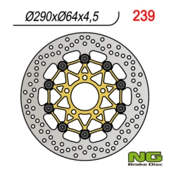 NG239 tarcza hamulcowa PRZÓD SUZUKIGSX600/750F,GSF600 95-04, SV650 99-02 (290x64x4,5) PŁYWAJĄCA