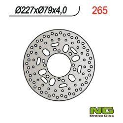 NG265 tarcza hamulcowa PRZÓD POLARIS 400/500 SPORTSMAN(227x79x4)