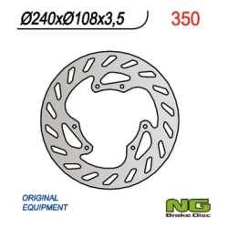 NG350 tarcza hamulcowa PRZÓD HONDA CRF250L 12-20, YAMAHA DT 50R 03-08 (240X108X3,5)